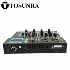 Tosunra by Winland 4-CH Professional Audio Mixer Stereo Live w/ BT USB & Digital Effects TOS-F4-BT