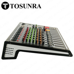 Tosunra by Winland 8-CH Professional Audio Mixer with BT, USB, MP3 Player & Digital Effects TOS-BL-8