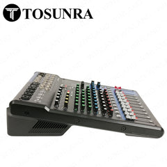 Tosunra by Winland 12-CH Mixing Console Mixer w/ 6 Mic/12 Line Inputs 4 mono+4 stereo TOS-MG12XU-USB