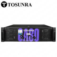 Tosunra by Winland 1350W x 2 CH Powerful High-Current Professional Integrated Amplifier 8Ω TOS-CA30