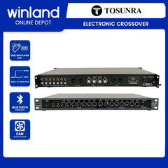 Tosunra by Winland 2/3Way Electronic Crossover with Sub Out, Bluetooth and USB Function TOS-PE-23NB