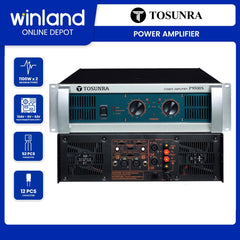 Tosunra by Winland 900W x 2 CH Powerful High-Current Professional Integrated Amplifier 8Ω TOS-P9500S