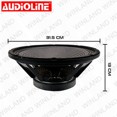 Audioline by Winland 12" Instrumental Speaker 400W APRO-1240PA