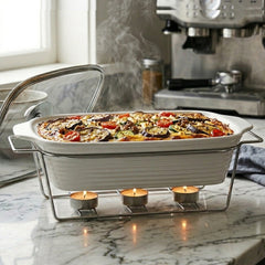 Masflex By Winland 2.5L Rectangular Food Warmer with Stand-CX-71