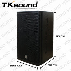 TK Sound by Winland Professional Audio Speaker 12" Full Range 800W - TSD-112A