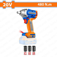 Wadfow by Winland P20S/20V 2PCS Combo Kit w/ Lithium-Ion Cordless Impact Wrench & Heat Gun WOS241091