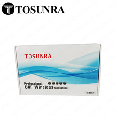 Tosunra by Winland High-Duty Metal Handle Professional UHF Wireless Microphone 3.5 Meters TOS-V602BK