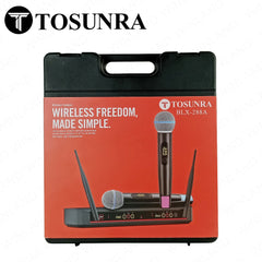 Tosunra by Winland Dual Channel High-Duty Professional UHF Wireless Microphone System TOS-BLX-288A