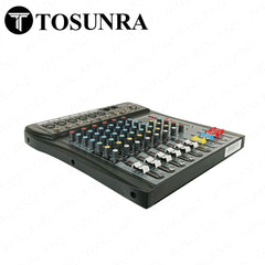Tosunra by Winland 6-CH Professional Audio Mixer with XLR, MP3, USB & Digital Effects TOS-CT60S-USB
