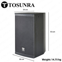 Tosunra by Winland 10in Passive Speaker Box System Audio Sound (SOLD PER PIECE) 300W / 8Ω TOS-LD-T10
