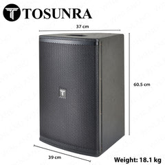 Tosunra by Winland 12in Passive Speaker Box System Audio Sound (SOLD PER PIECE) 600W/8Ω TOS-LD-T12J