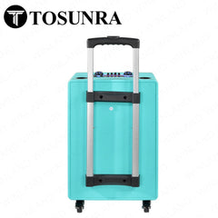 Tosunra by Winland 10inch Active Portable Trolley Speaker Box 50W with Wireless Microphone TOS-SA-10
