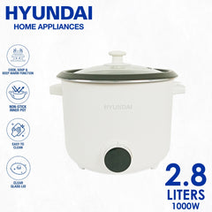 Hyundai Appliances by Winland Drum Type Rice Cooker 1.8L / 2.2L/ 2.8L