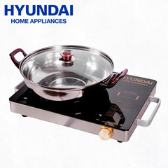 Hyundai Appliances by Winland Infrared Cooker Quick Heating w/ Adjustable Temperature 2200W
