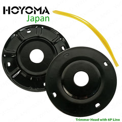 Hoyoma Japan by Winland Grass Cutter Trimmer Head with 6pcs Nylon Trimmer Line HT-N5