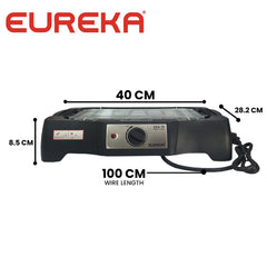 Eureka by Winland Electric Griller 35cm Wide Stainless Grill 1.5L Drip Tray 1200W EEG-35