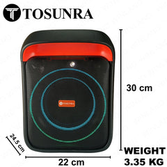 Tosunra by Winland 6inches (50W 4Ω) Portable Party Speaker System with Bluetooth Function TOS-SA-6L