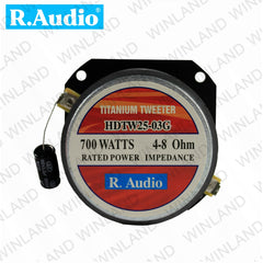 R.Audio by Winland Titanium Tweeter 700W HDTW25-03G