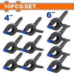 Wadfow by Winland 10pieces/Set Spring Clamp with Fiberglass Mixture Body For Woodwork DIY WCZ5510