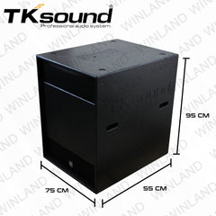 TK Sound by Winland Professional Audio Speaker 18-Inch Pro Active Subwoofer 1600W - TSW-1801P