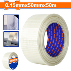 Wadfow Fiberglass Filament Grid Tape 50 meters (WHT)