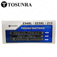 Tosunra by Winland 234XL Stereo 2/3 Way/ Mono 4-way Crossover with XLR Input Connectors TOS-234XL