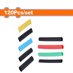 Wadfow by Winland 120PCS/Set Polyethylene Material Heat Shrink Tubing Assortment WUR1B01 WAD-HT