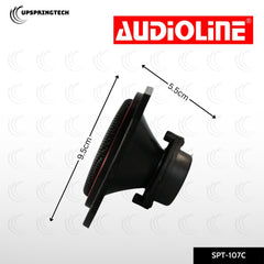 Audioline SPT-107C Piezo Tweeter 700W w/ Capacitor High Frequency PA Speaker
