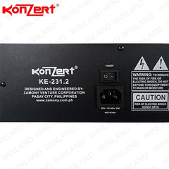 Konzert by Winland 2x31 Band Equalizer-2RU with Subwoofer out (KE-231.2)