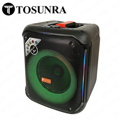Tosunra by Winland 8in Portable Party Speaker Box 65W w/ BT Independent Control for Volume TOS-SA-8M