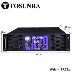 Tosunra by Winland 1800W x 2CH Powerful High-Current Professional Integrated Amplifier 8Ω TOS-CA70