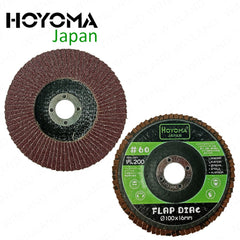 Hoyoma Japan by Winland Flap Sanding Disc Sand Disc for Angle Grinder Paint Removal, Metal Surface