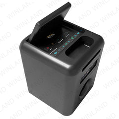 Platinum by Winland PK Karaoke LX15 Party Jukebox with Built-in Screen/Wireless mic 1200W (LX15)