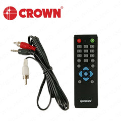 Crown by Winland 2.1 Channel Home Theater Speaker 20Watts (10+2x5W) With RCA, USB, SD, FM, BT HM-203