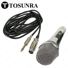 Tosunra by Winland Supercardioid Wired Metal Handle 3-Pin Professional Dynamic Microphone TOS-SN-909