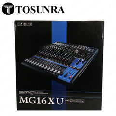 Tosunra by Winland 16-CH Mixing Console Mixer w/ 10Mic/16 Line Inputs 4 mono+4 stereo TOS-MG16XU-USB