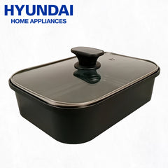 Hyundai Appliances by Winland Hot Pot and Grill with Adjustable Heat Control 1700W (Grey)