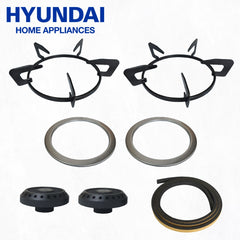 Hyundai Appliances by Winland Two-Way Gas Stove/Built Tempered Glass Top Auto Ignition (HG-A402K)