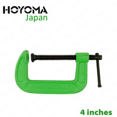 Hoyoma Japan by Winland Heavy Duty Woodworking G-Clamp Forged Metal Material 4in/5in SOLD PER PIECE