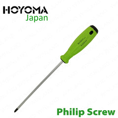 Hoyoma Japan by Winland Magnetic Heavy Duty Philip and Flat Screwdriver 6 x 200mm (SOLD PER PIECE)