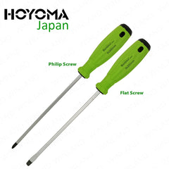 Hoyoma Japan by Winland Magnetic Heavy Duty Philip and Flat Screwdriver 6 x 200mm (SOLD PER PIECE)