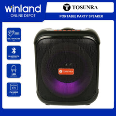 Tosunra by Winland 4-inches Portable Party Speaker Box 20W with Bluetooth and USB Devices TOS-SA-4M