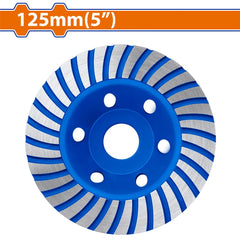 Wadfow by Winland 125mm(5inches) Wet Grinding Diamond Cup Wheels Disc (SOLD PER PIECE) WXK1500