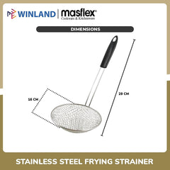 Masflex by Winland 16 x 43 x 4 cm Stainless Steel Frying Strainer bakelite handle HZ-35