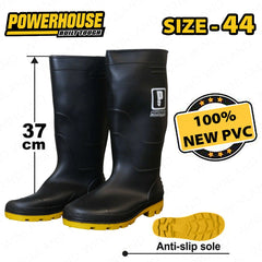Powerhouse by Winland 100% Waterproof Rain Boots PVC with Soft Fabric Inner Lining PH-RBOOTS