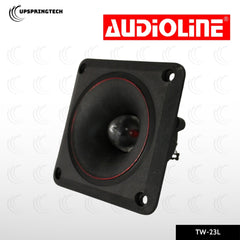 Audioline TW-23L Piezo Tweeter 700W Black w/ Capacitor & Resistor PA Speaker