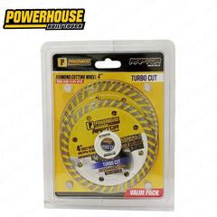 Powerhouse by Winland Value Pack Raptor Series Diamond Cutting Wheel Continuous, Turbo & Ultra Thin