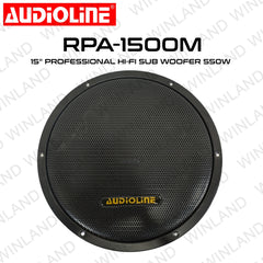 Audioline by Winland 15" Professional Hi-Fi Sub Woofer 550W - RPA-1500M