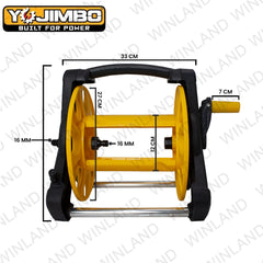 YOJIMBO by Winland Classic Garden Hose Reel 25 Meter Capacity-YJ-CHR25