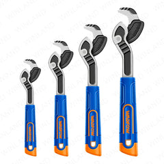 Wadfow by Winland Set of 4 pieces Self Adjusting Steel Pipe Wrench WPW1K04 WAD-HT